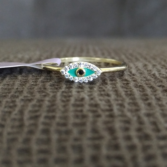 isabella m. Dainty Evil😈 Eye👁️ Ring - Sz 9 - Picture 14 of 15